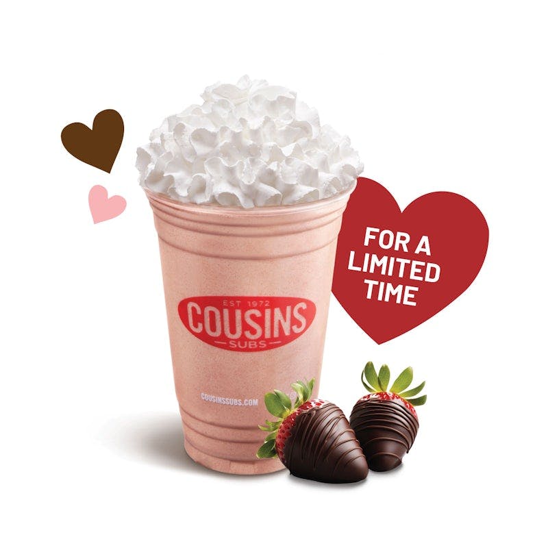 Chocolate Strawberry Shake Regular - Chocolate Strawberry from Cousins Subs - Milwaukee E Capitol Dr in Milwaukee, WI