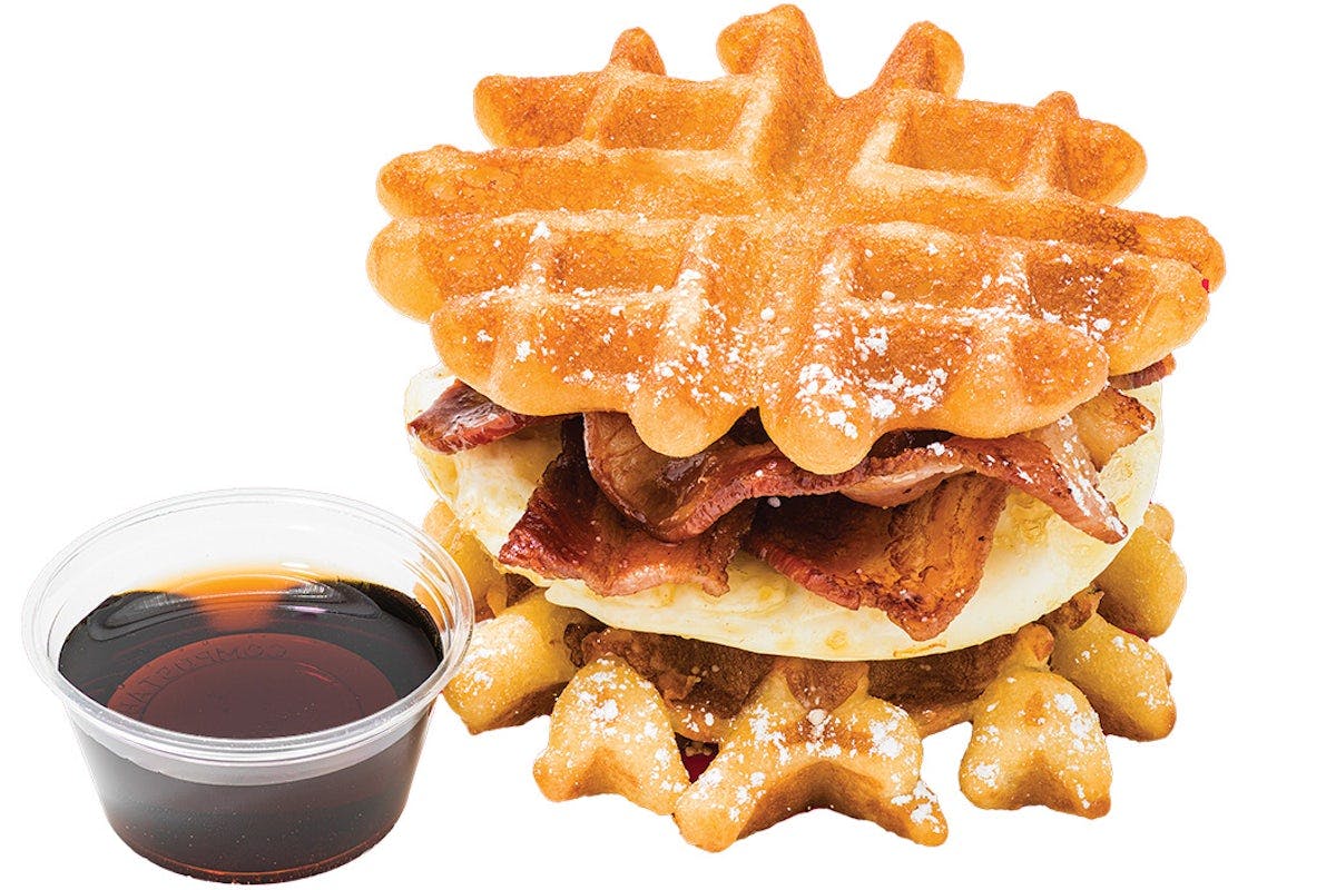 Breakfast Waffle Daddy Sandwich from Daddy's Chicken Shack - Houston Heights in Houston, TX