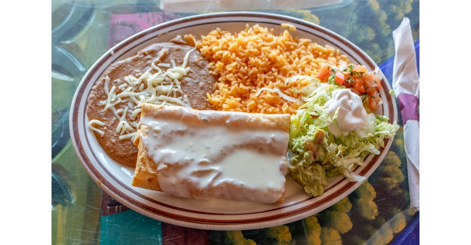 Chimichanga from Pastorcito Mexican Restaurant in Green Bay, WI