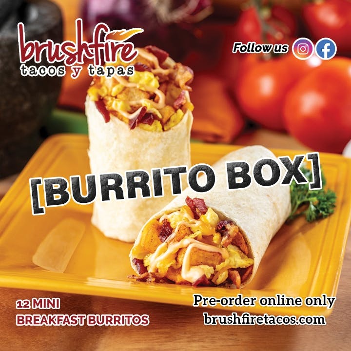 Brushfire Breakfast Burrito Box from Brushfire Tacos y Tapas - Happy Valley in Glendale, AZ