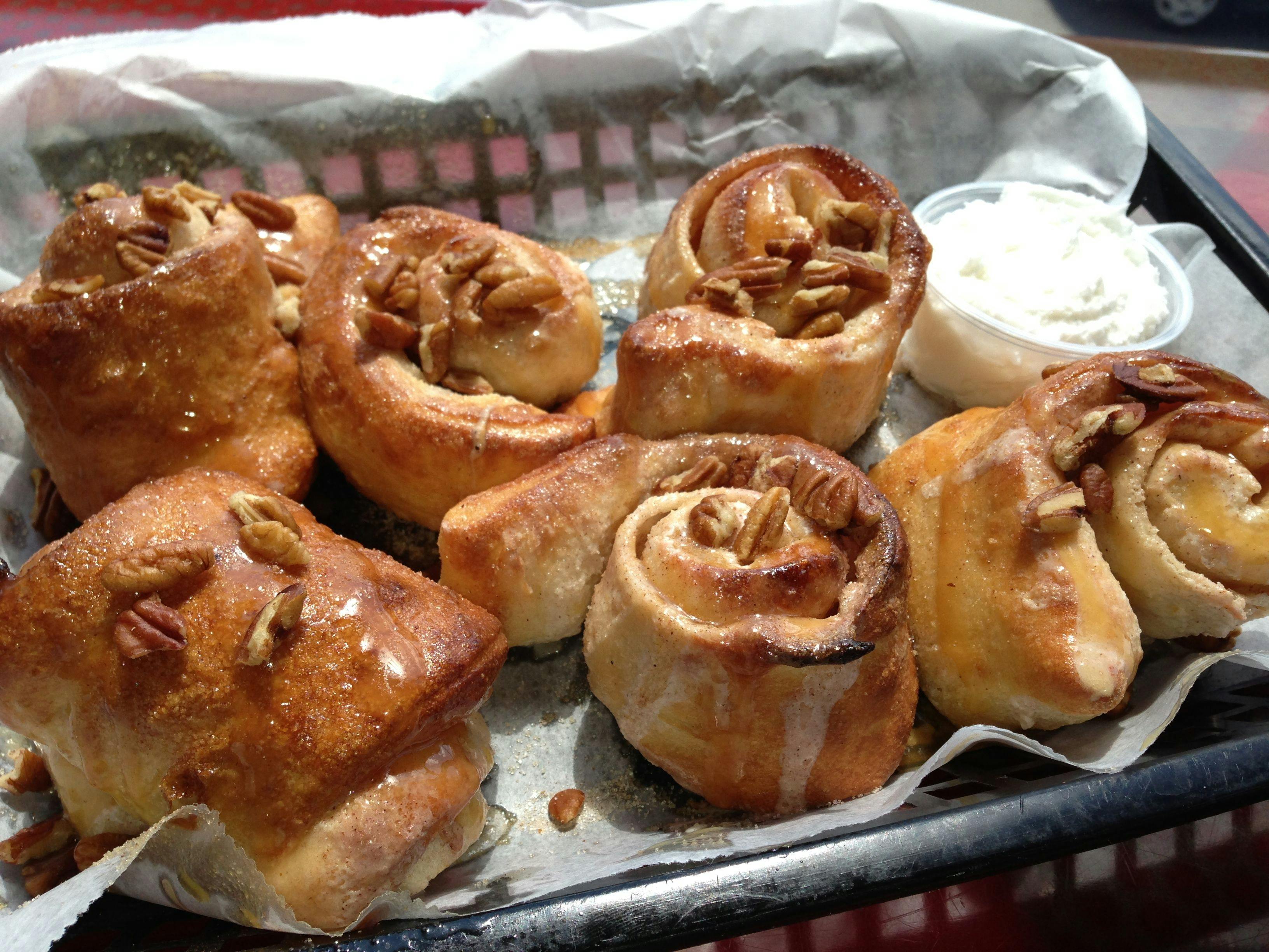 Cinnamon Pecan Caramel Pinwheels from Pizza Shuttle in Milwaukee, WI