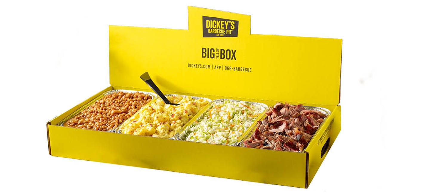 Big Yellow Box Pulled Pork from Dickey's Barbecue Pit - W Bell Rd in Surprise, AZ