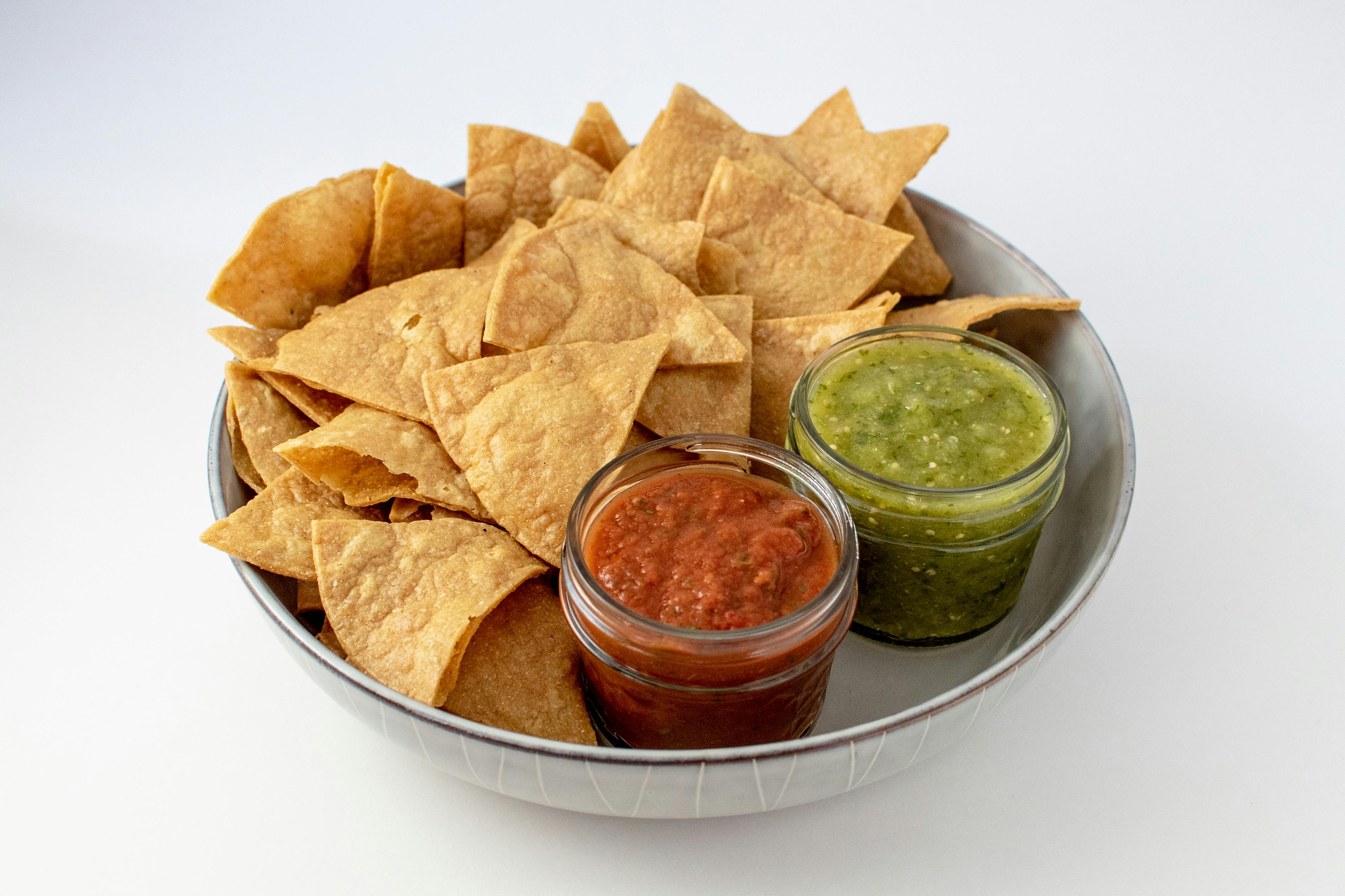 Yellow Corn Tortilla Chips and Salsas from Taco Royale - University Ave in Cedar Falls, IA