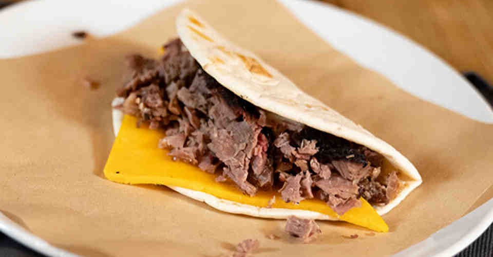 Brisket & Cheese Taco from Dickey's Barbecue Pit: Lawrence (NY-0830) in Lawrence, NY