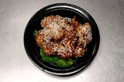 S17. Crispy Sesame Shrimp from Asian Flaming Wok in Madison, WI