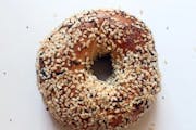 Everything Bagel from Eltana Wood-Fired Bagels - Stone Way in Seattle, WA