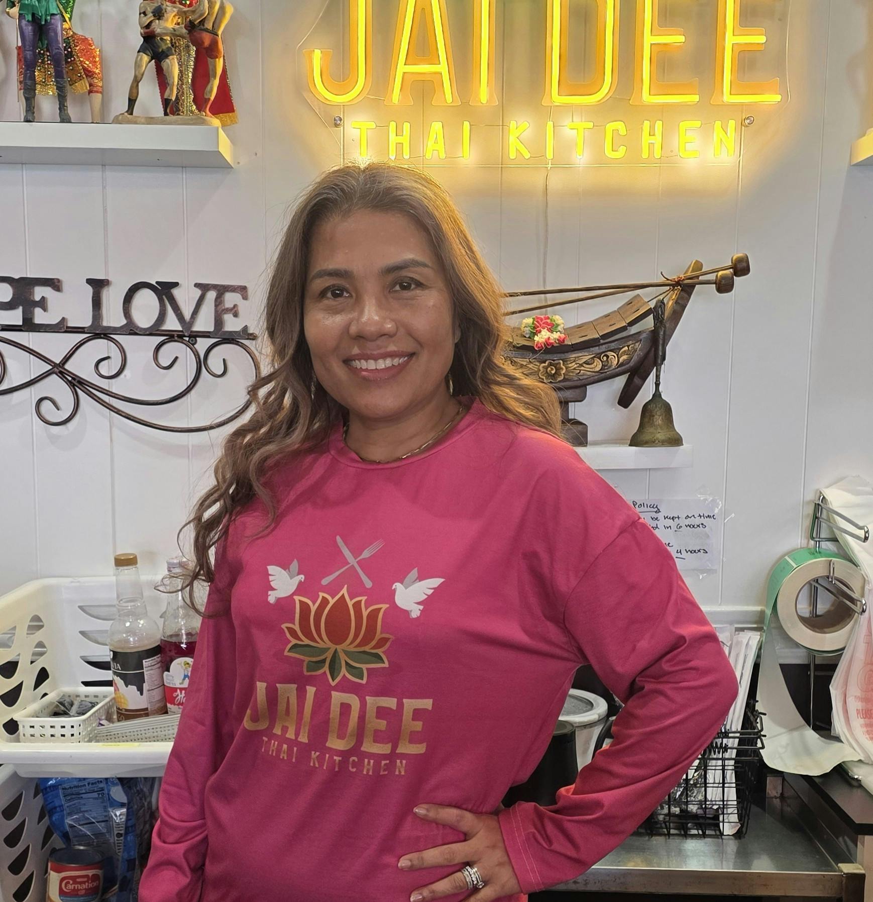 Ladies Long Sleeve Shirt from Jai Dee Thai Kitchen - Clinton Hwy in Knoxville, TN