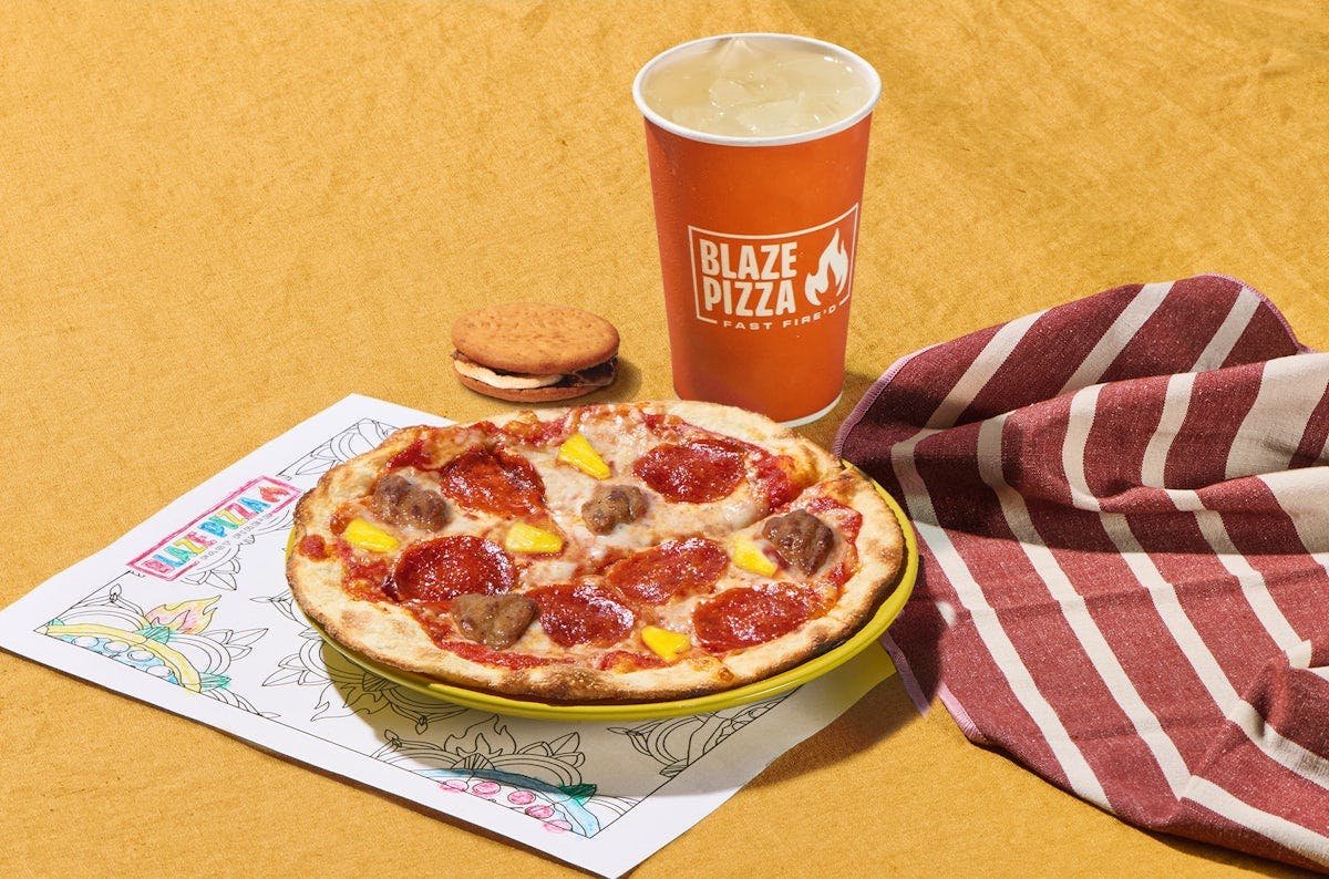 Kid's 3 Top Pizza Meal from Blaze Pizza - Lincoln Way in Ames, IA