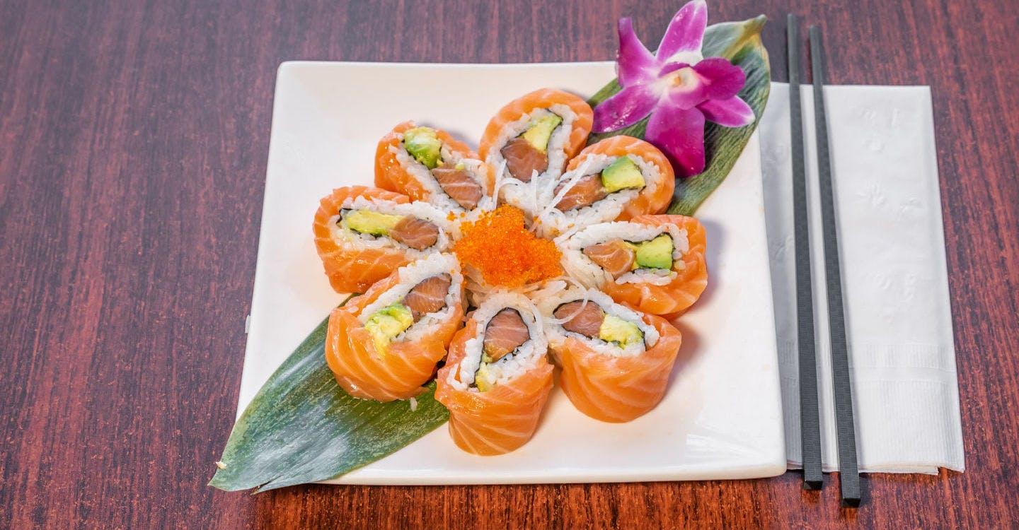 Salmon Lover Roll from Sakura Sushi in San Rafael, CA