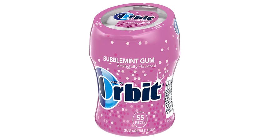 Orbit Bubblemint Sugar Free Chewing Gum (55 ct) from EatStreet Convenience - Bluemont Ave in Manhattan, KS