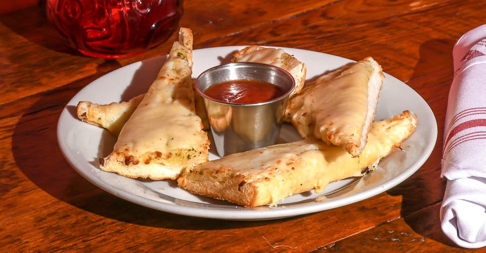 Garlic Cheese Bread from Luigi's in Madison, WI