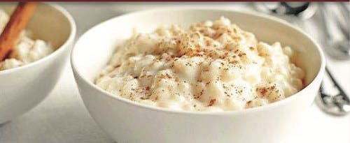 Rice Pudding from Palm Palace Restaurant in Ann Arbor, MI
