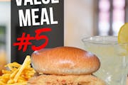 Value Meal #5 Crispy Chicken Sandwich from Bailey Seafood in Buffalo, NY