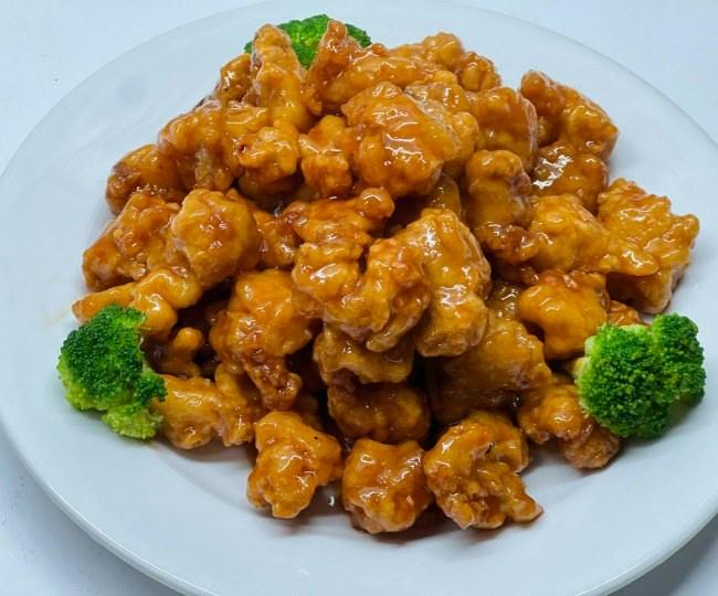 Orange Chicken from Happy Wok - Elmwood Ave in Middleton, WI