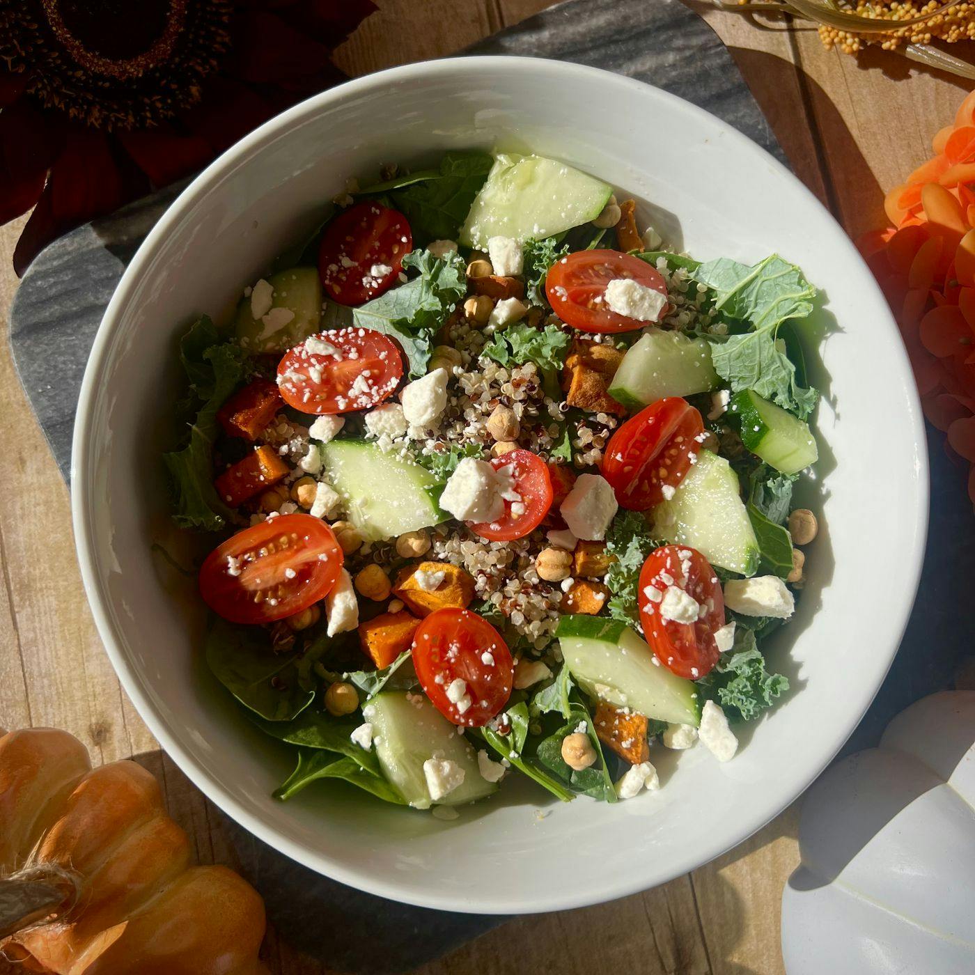 Roasted Chickpea Grain Bowl from Wild Roots in Schofield, WI