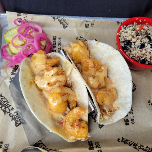 Shrimp Tacos from Parker John's BBQ & Pizza - Green Bay in Green Bay, WI