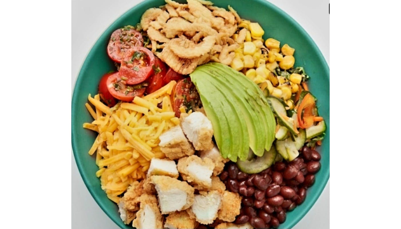 Fried Chicken Salad from Inga's Alpine Tavern in Denver, CO