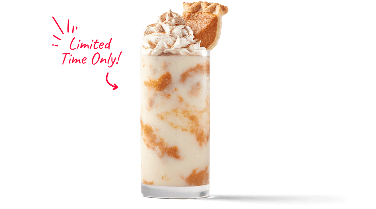 Pumpkin Pie Concrete from Freddy's Frozen Custard and Steakburgers - SW Gage Blvd in Topeka, KS