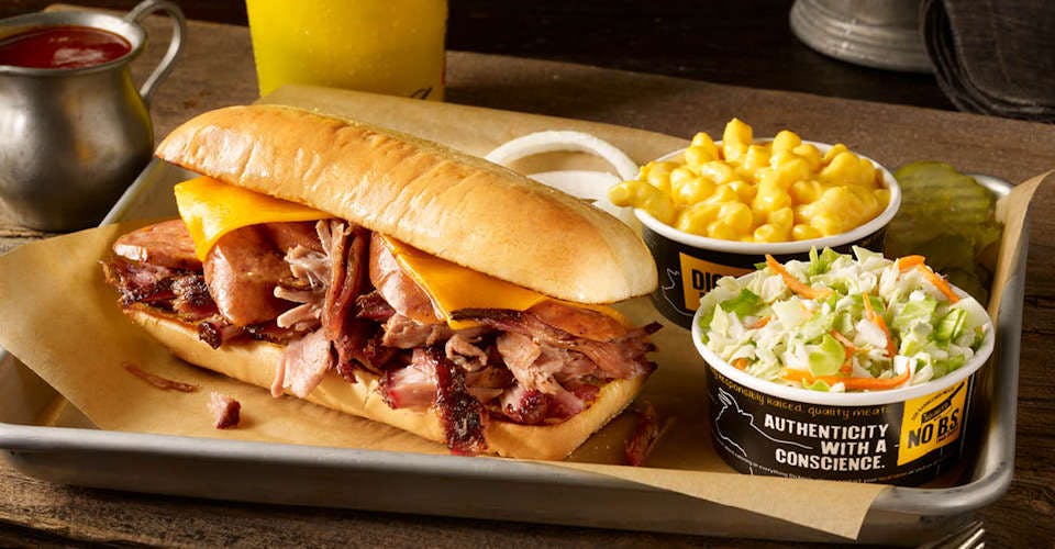 Westerner Sandwich Plate from Dickey's Barbecue Pit: Middleton (WI-0842) in Middleton, WI