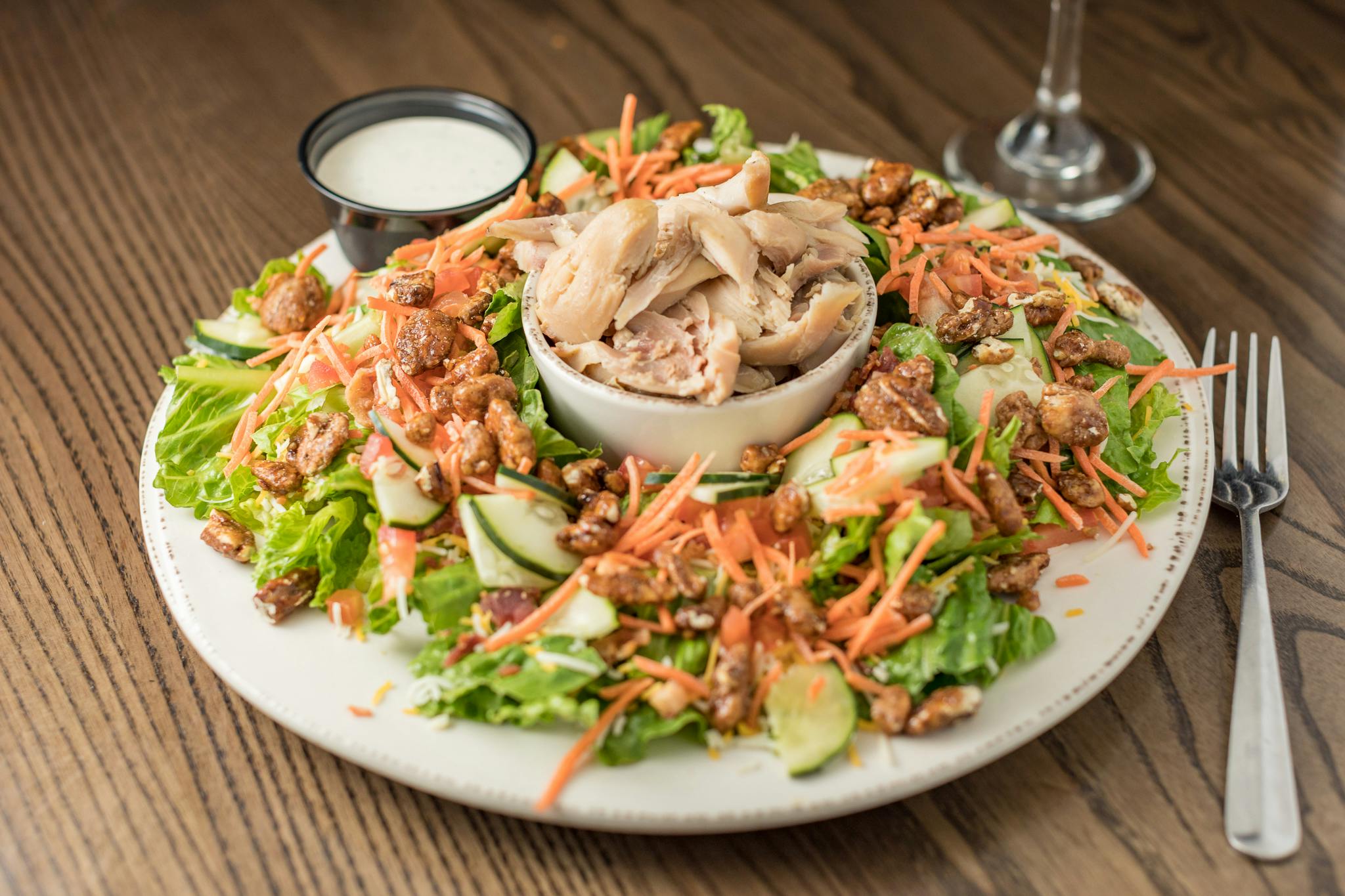 Rotisserie Chicken Salad from Grizzly's Wood-Fired Grill in Eau Claire, WI