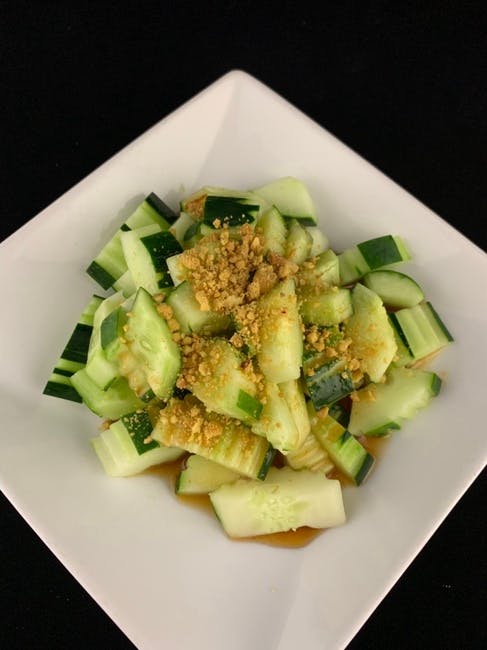 13.Cucumber Salad with House Dressing and peanut from Sa-Bai Thong Thai Cuisine - University Ave in Madison, WI