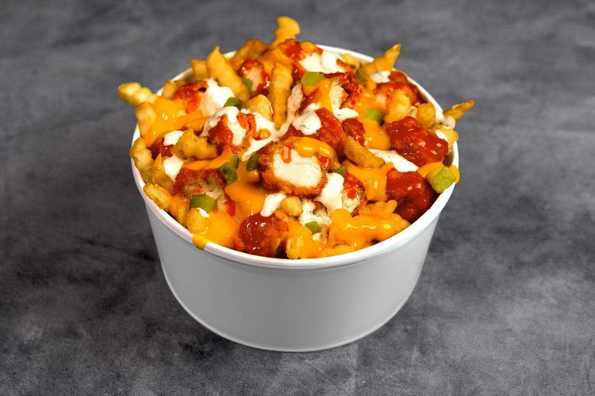 Buffalo Tender Loaded Fries from Pardon My Cheesesteak - Ranch Rd 620 S in Lakeway, TX
