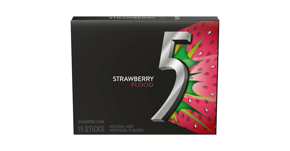 5 Gum, Strawberry from Popp's University BP in Manitowoc, WI