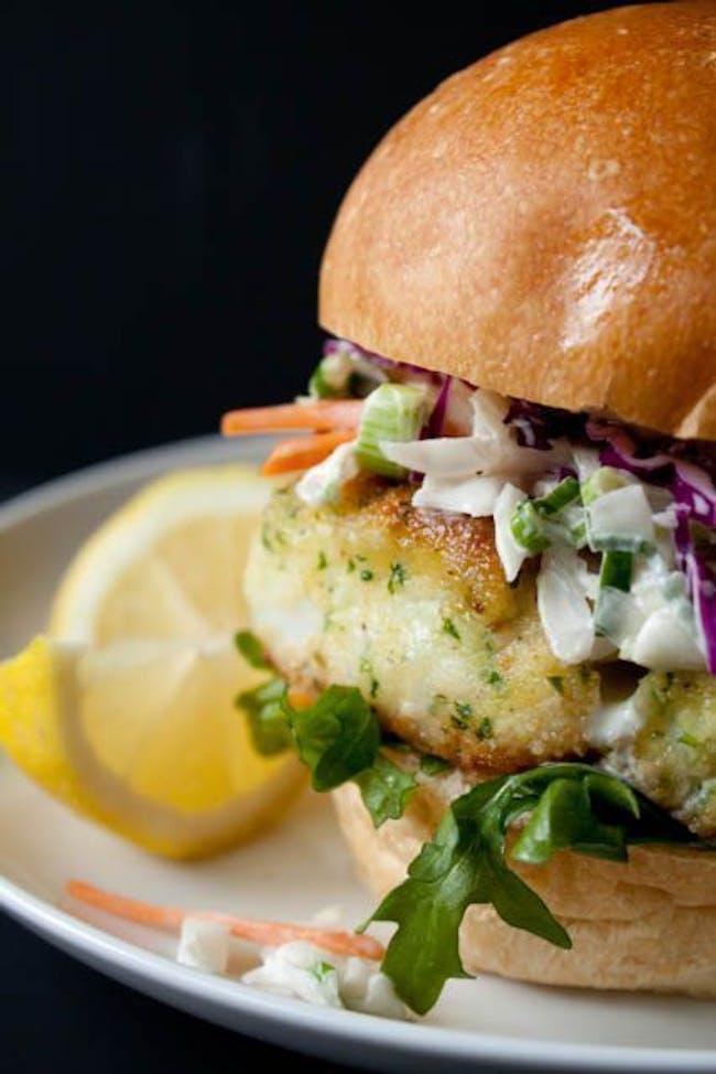 Grilled Yellow Tail Sandwich -Fridays Only! from Santa Maria BBQ in Huntington Beach, CA