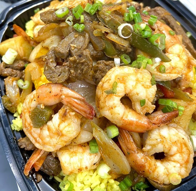 Steak & Shrimp Skillet from Bailey Seafood in Buffalo, NY