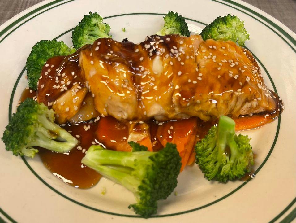 Teriyaki Salmon from Saucy's Thai & Pho - Plano in Plano, TX