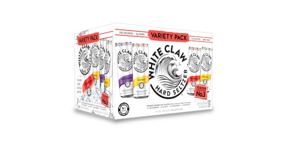 White Claw: Variety Pack No. 3, 12 Pack, 12 oz. Cans from Five Corners Liquor & Wine in Cedar Falls, IA