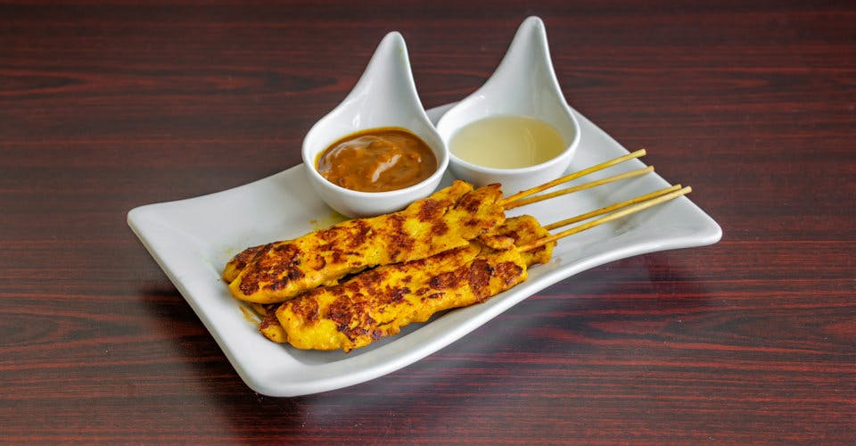 Chicken Satay (4 Pieces) from Thanee Thai in Scotch Plains, NJ
