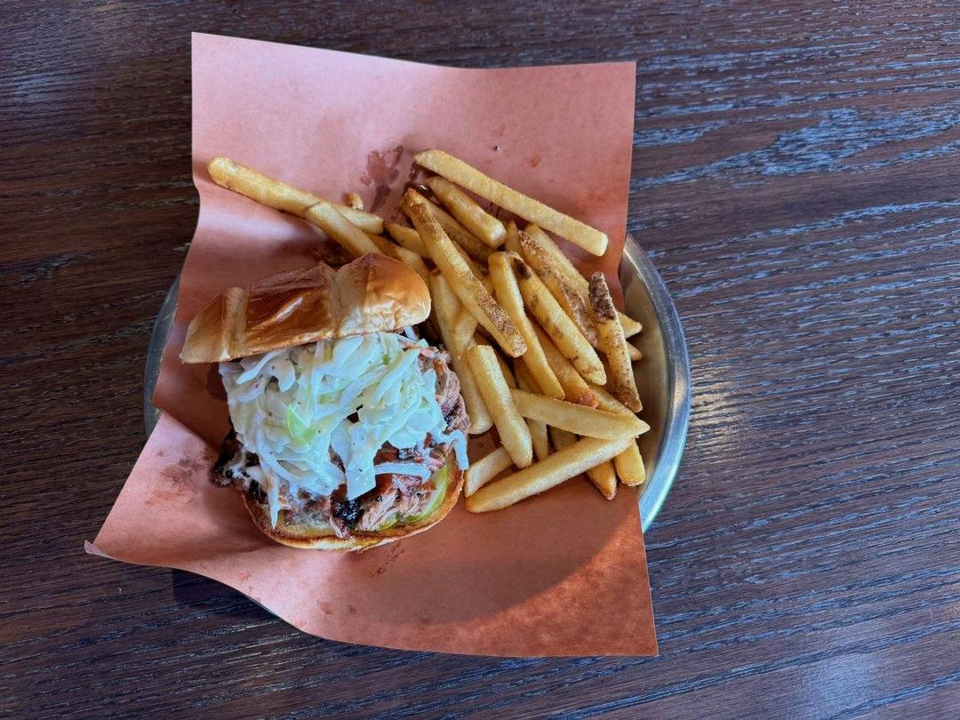 Chopped Brisket Sandwich from North & South Seafood and Smokehouse - West Towne in Madison, WI