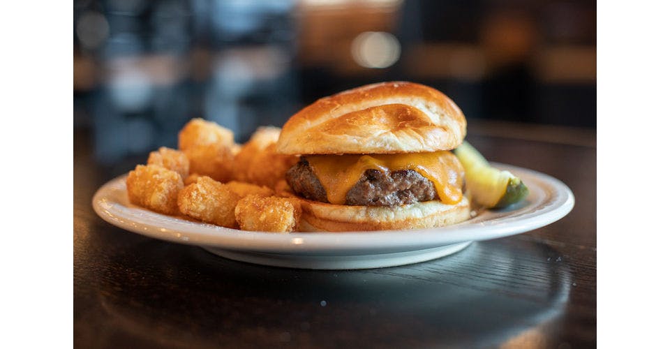 Cheese Burger Handheld from Sidelines Sports Pub & Grill in Janesville, WI