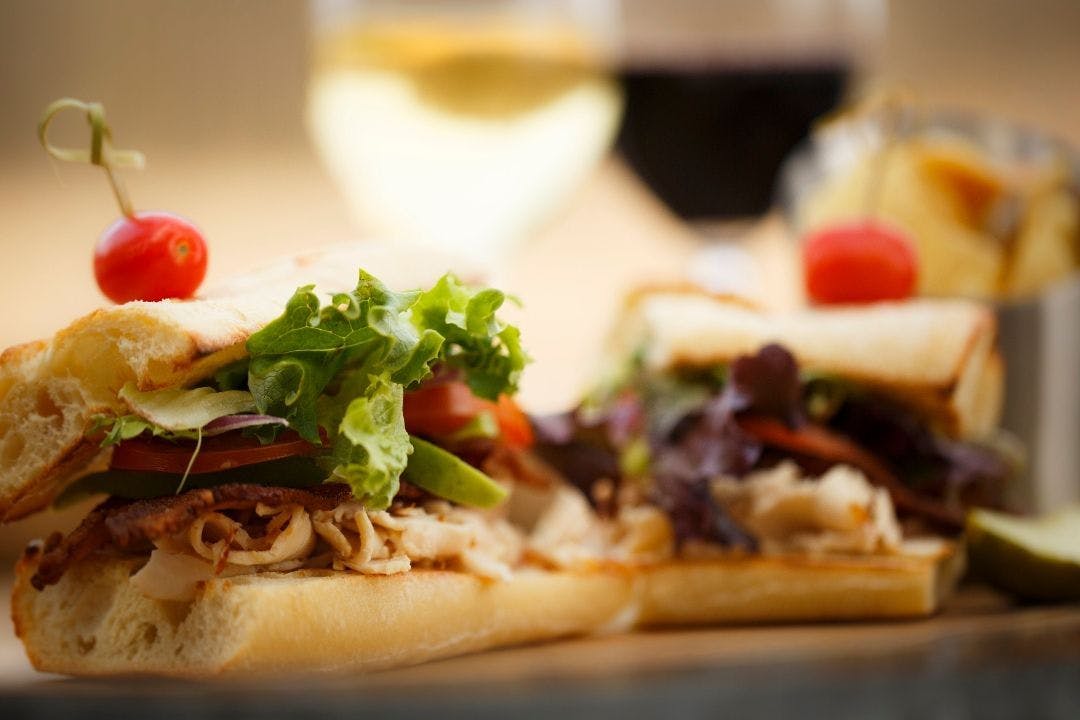 Chicken Bacon Avocado Deli Sandwich from The Bottle Room in Green Bay, WI