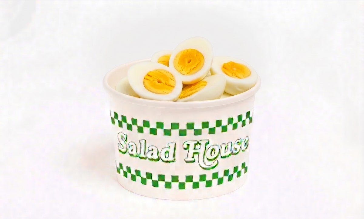 HARD BOILED EGG STACKER from Salad House - S Fullerton Ave in Montclair, NJ