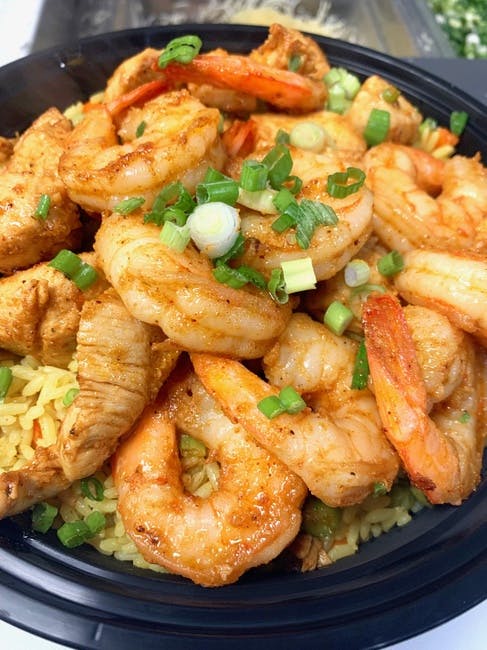 Shrimp & Chicken Bowl from Bailey Seafood in Buffalo, NY