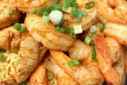 Shrimp & Chicken Bowl from Bailey Seafood in Buffalo, NY