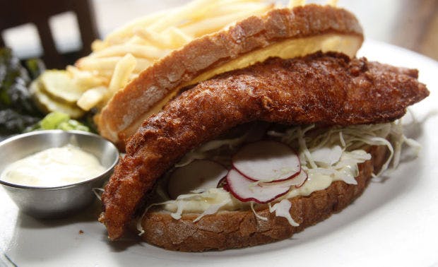 Walleye Sandwich from The Old Fashioned in Madison, WI