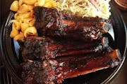Beef Ribs 3 pcs*** from All American BBQ in West Hills, CA