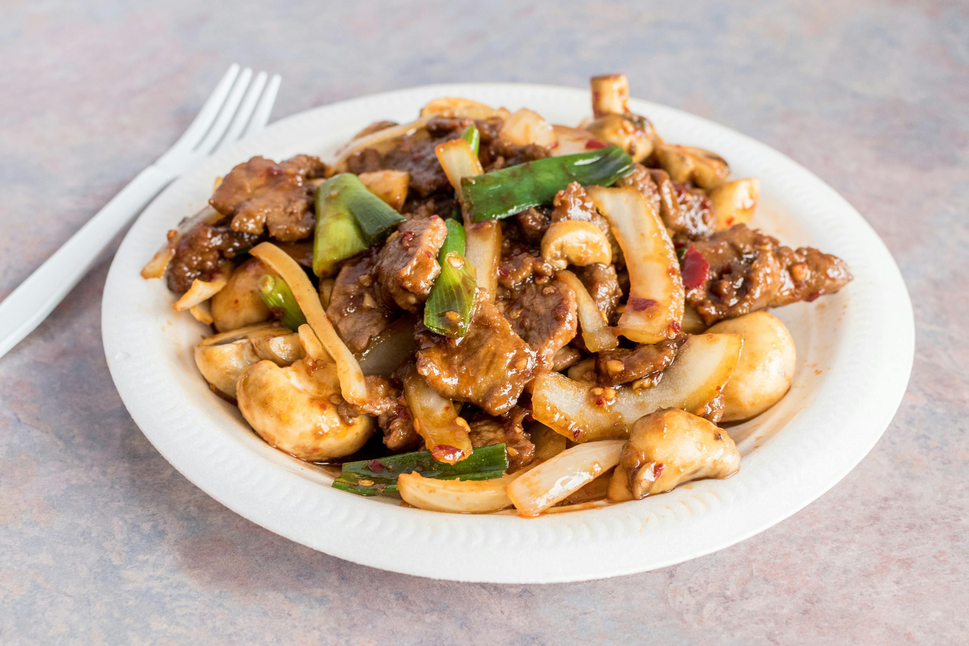 Mongolian Beef from Happy Wok - Eastpark Court in Madison, WI