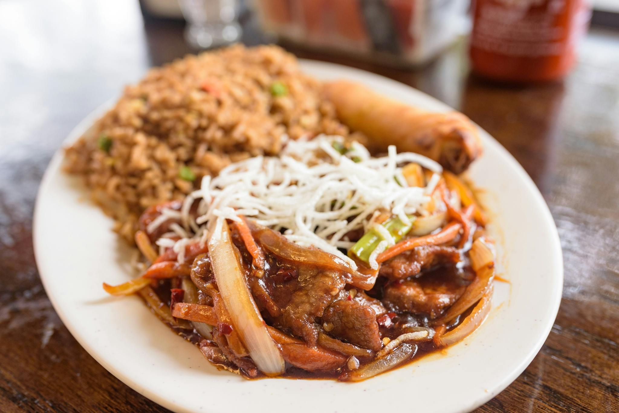 Mongolian Beef from Lucky Kitchen - North Campus in Ann Arbor, MI