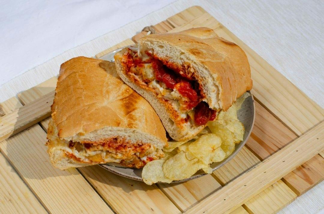 Chicken Parmesan Sandwich from New York Pizza in Palo Alto, CA