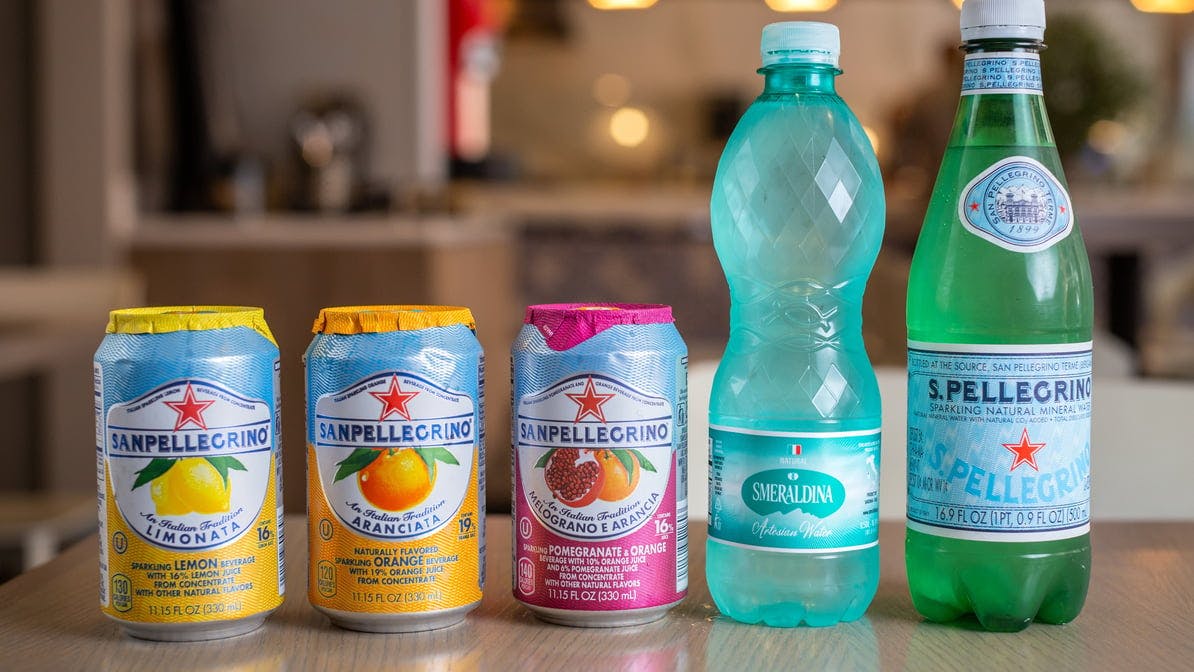 San Pellegrino Blood Orange from Olive Mediterranean Grill in Chicago, IL