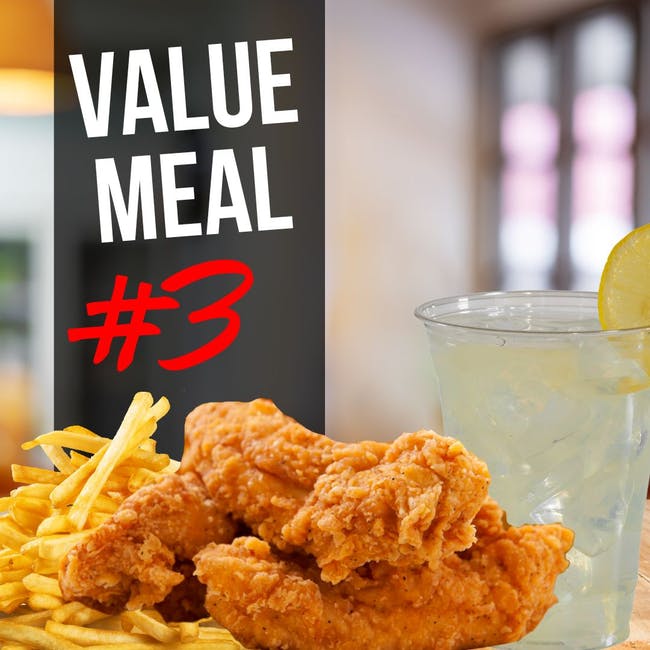 Value Meal #3 Chicken Fingers from Bailey Seafood in Buffalo, NY