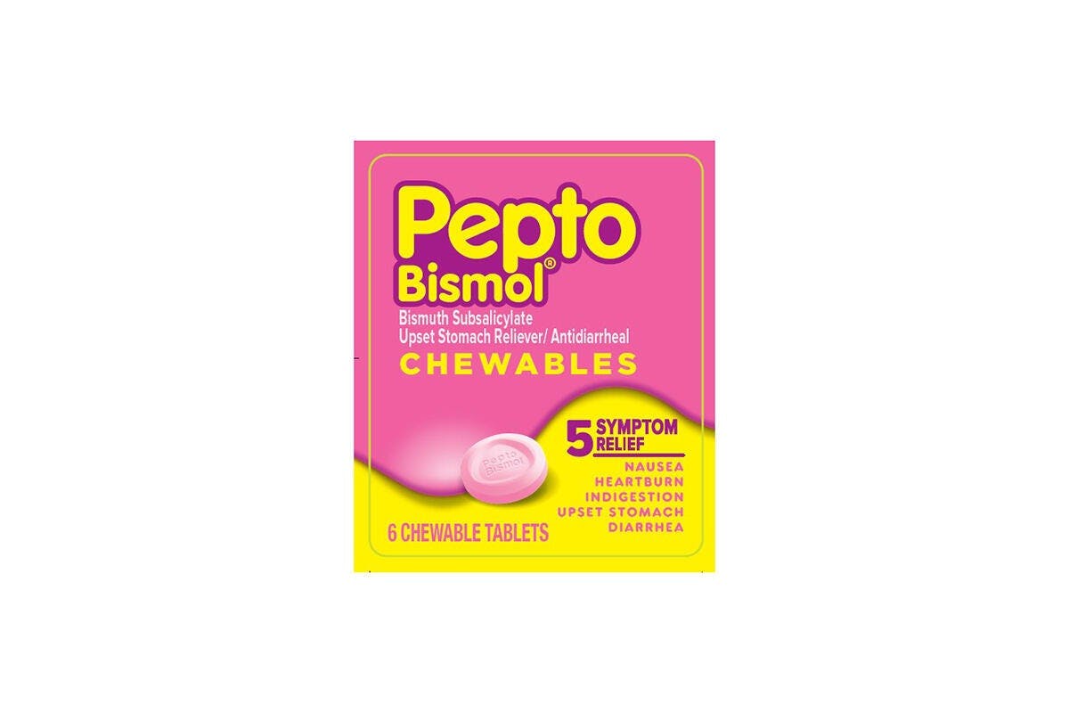 Pepto Bismol Chewable, 6CT from Kwik Trip - Fond du Lac Hickory St in Fond Du Lac, WI