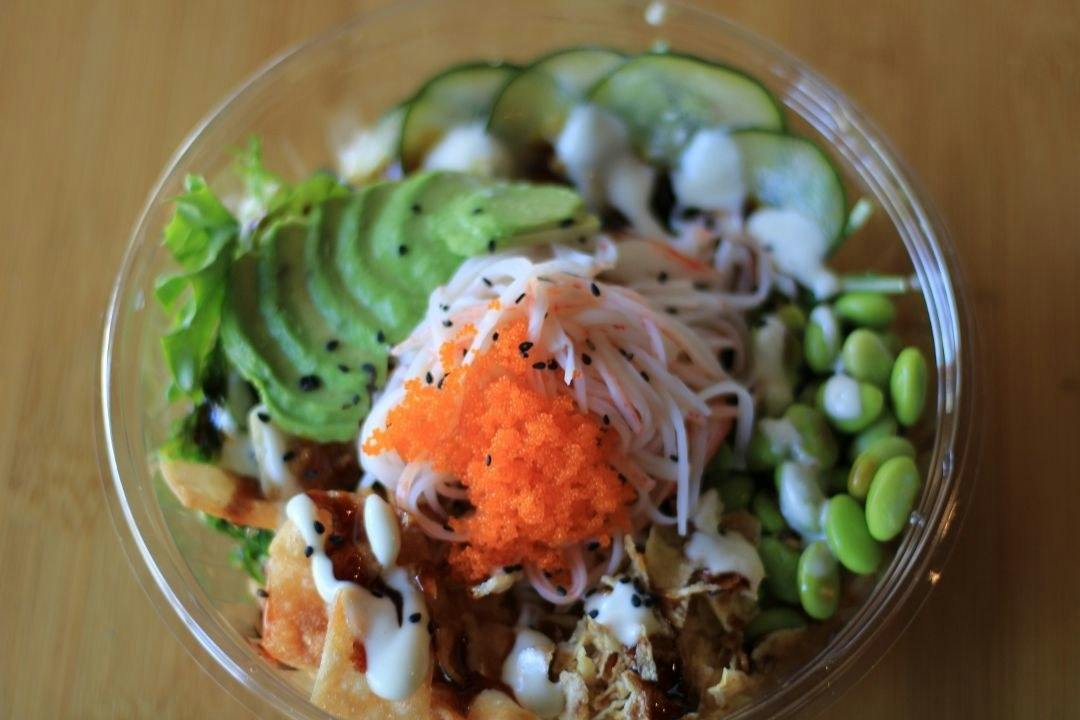 California Poke Bowl from Tavernakaya in Madison, WI
