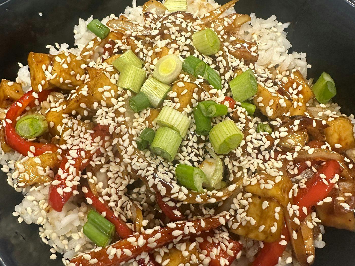 Teriyaki Bowl from Justveggiez in Madison, WI