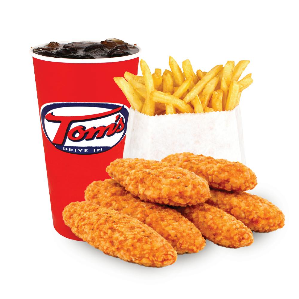 #12 6 Chicken Tender Combo from Tom's Drive In in Appleton, WI