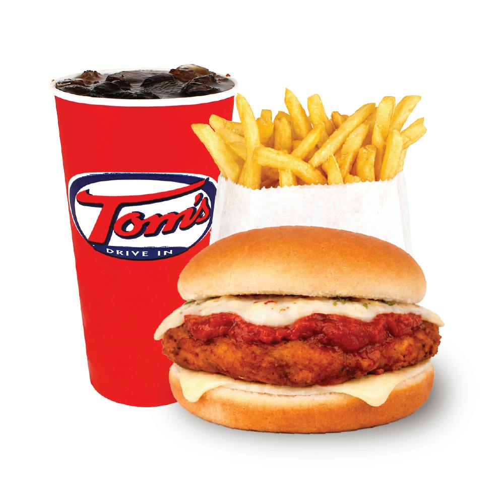 Chicken Parmesan Combo from Tom's Drive In in Appleton, WI